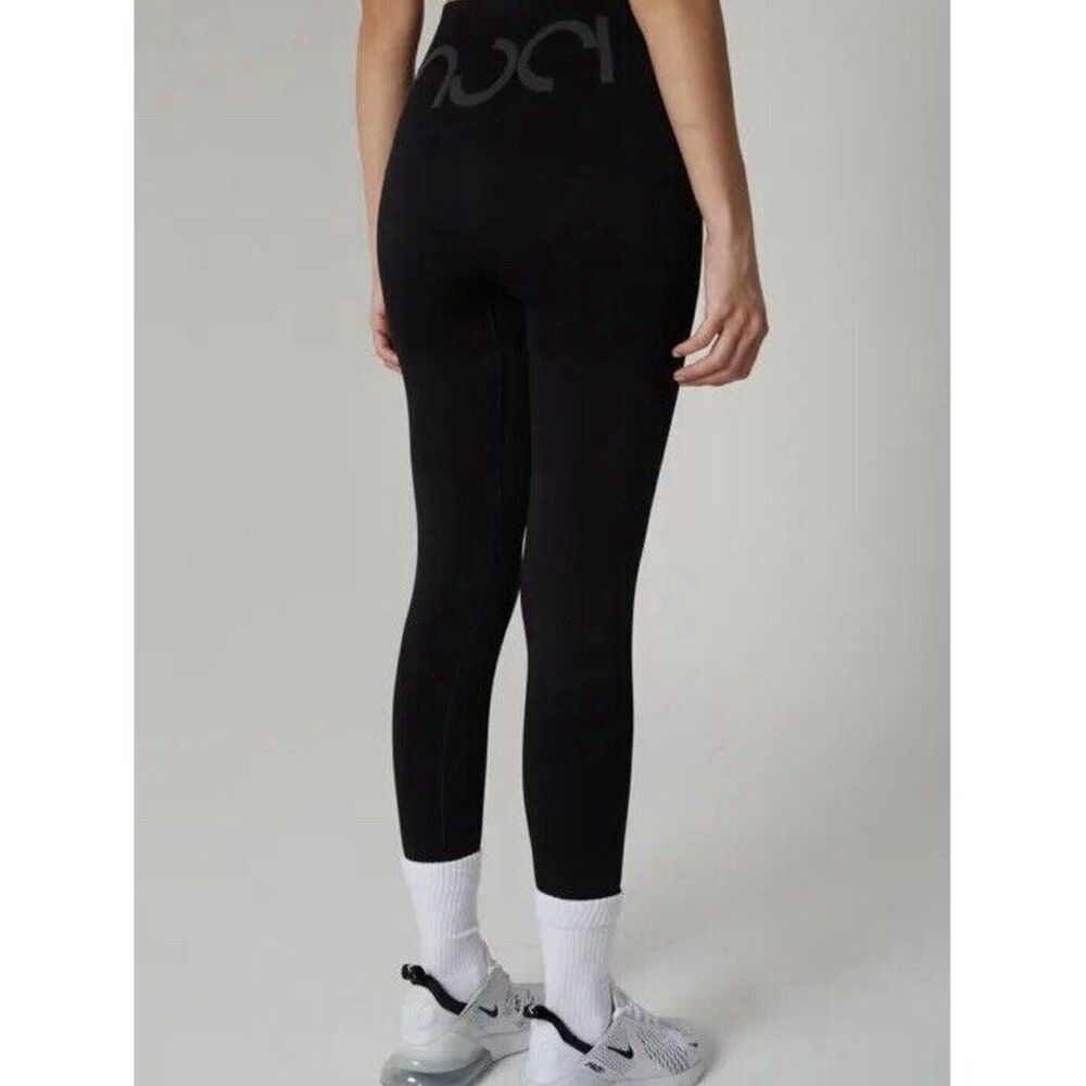 House Of Athlete women's leggings Black High Waisted And Compression W/back Logo